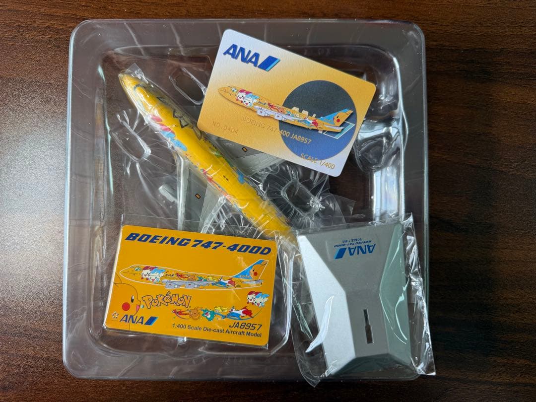 航空機・ヘリコプター Geministar ANA B747-400 JA8957 1/400
