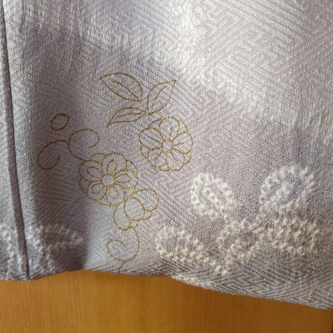 七五三３歳男の子正絹柄入り手縫いの被布（中綿無し）