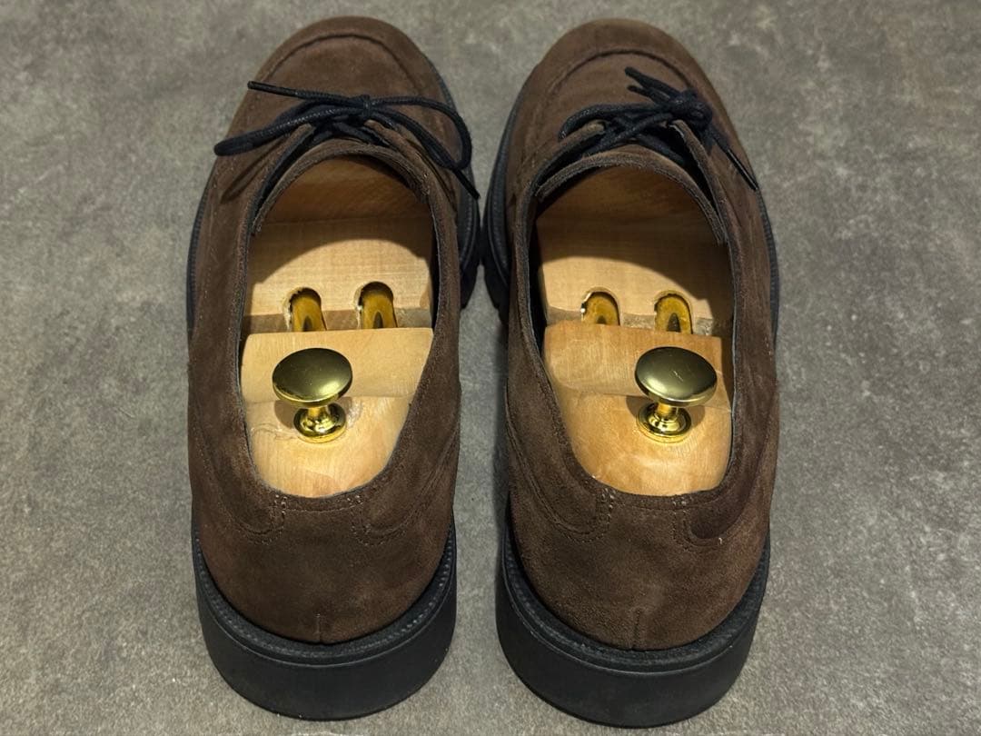 極美品　KLEMANクレマン　スエード　ダークブラウン　サイズ41 使用感極少