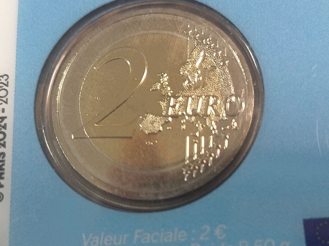 ☆。ブリスターパック入「フランス2024オリンピック大会(3次発行)記念」