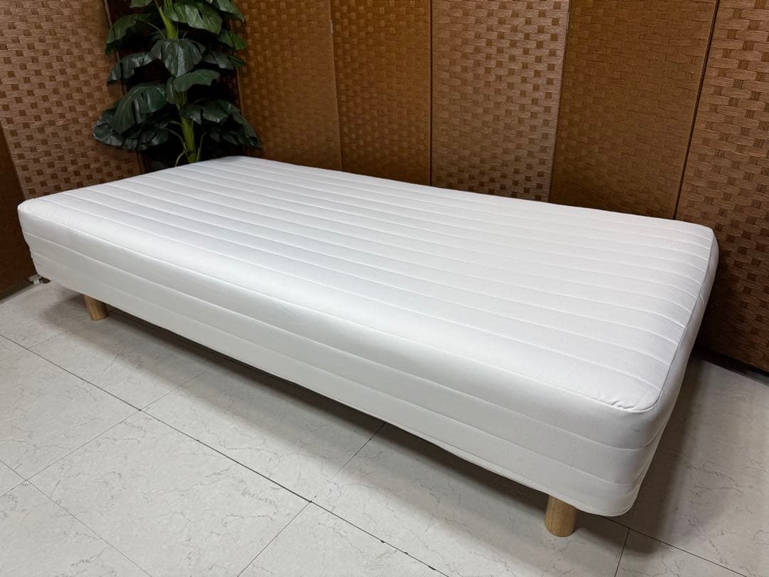 #19定価34,900円　無印良品脚付きマットレス(シングル) ※搬入・設置無料