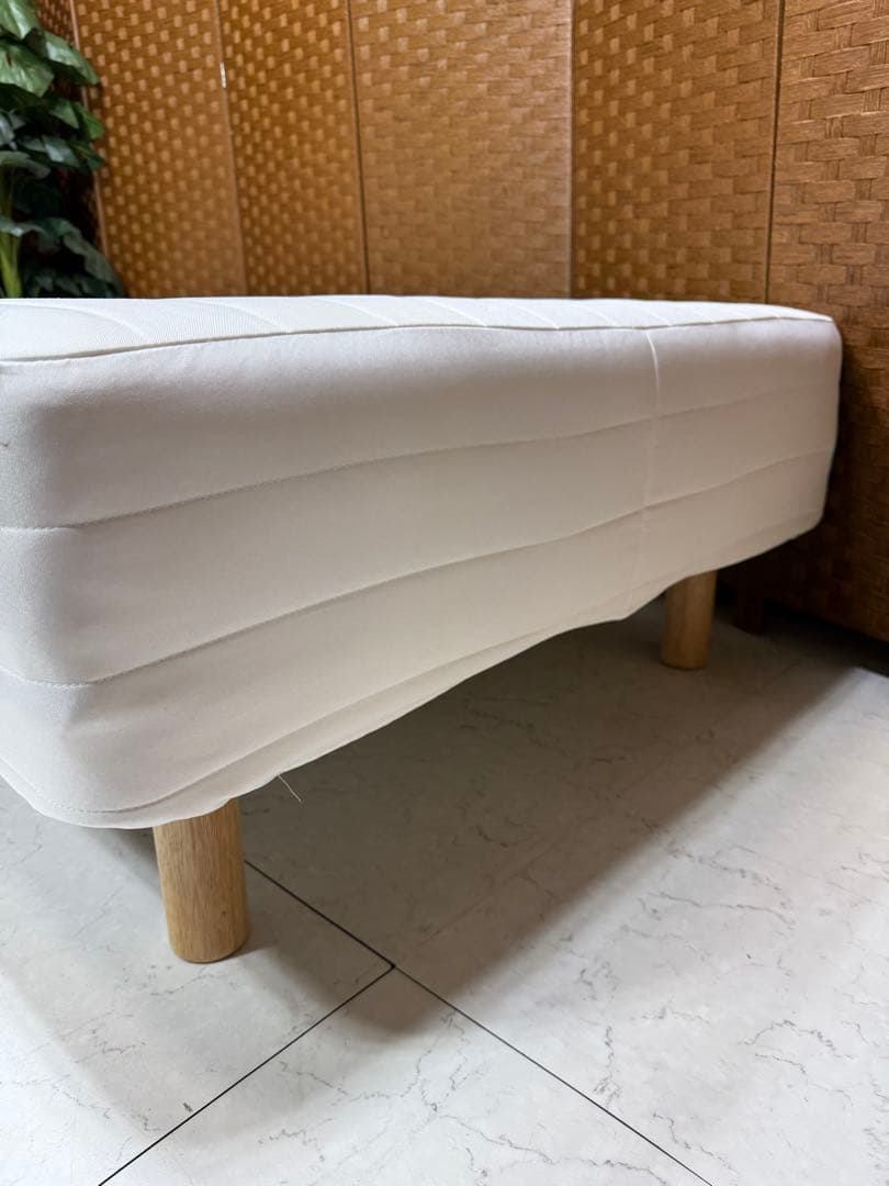 #19定価34,900円　無印良品脚付きマットレス(シングル) ※搬入・設置無料