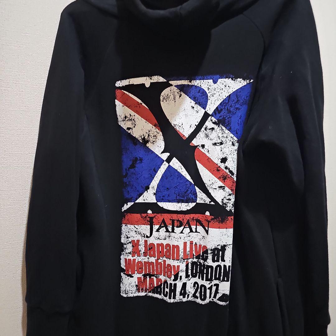 X JAPAN ウェンブリー公演 ロングパーカー
