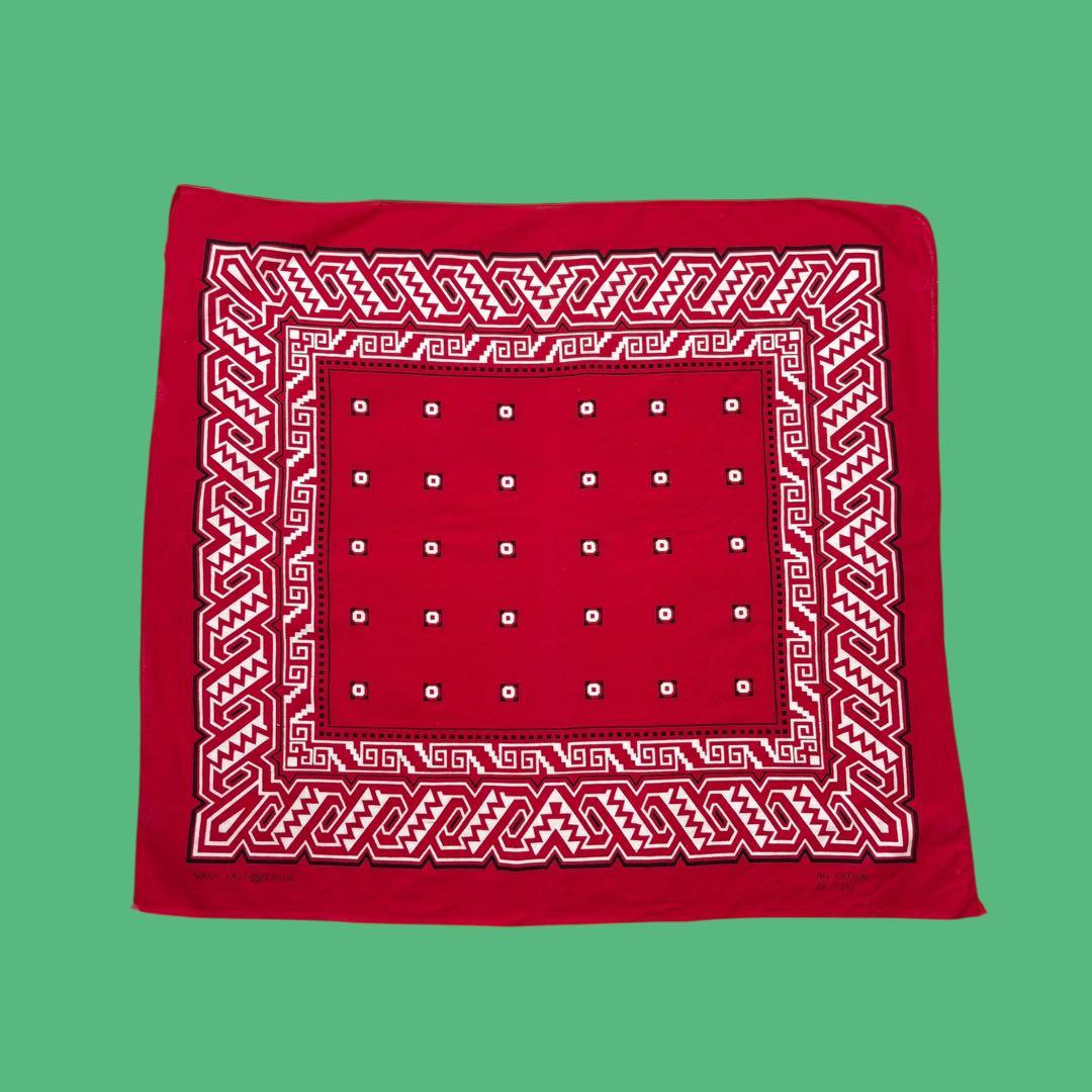 3枚セット 50s〜60s Fast Color バンダナ 象 虎 ヴィンテージ