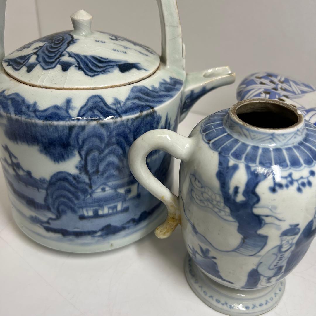 中国清時代　水次、古伊万里水次、膾皿色々　東Y7-1223③タカト