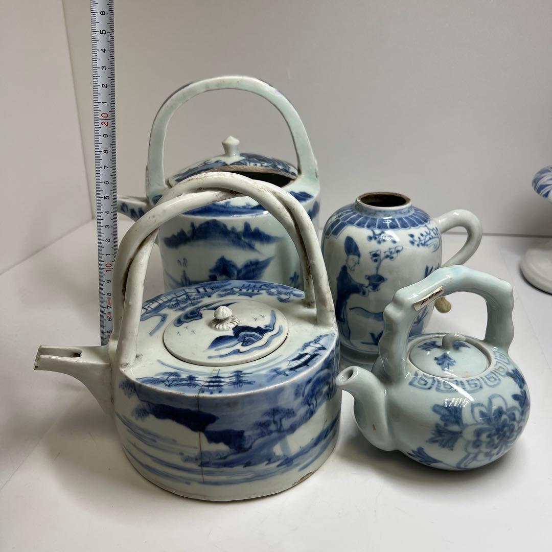 中国清時代　水次、古伊万里水次、膾皿色々　東Y7-1223③タカト