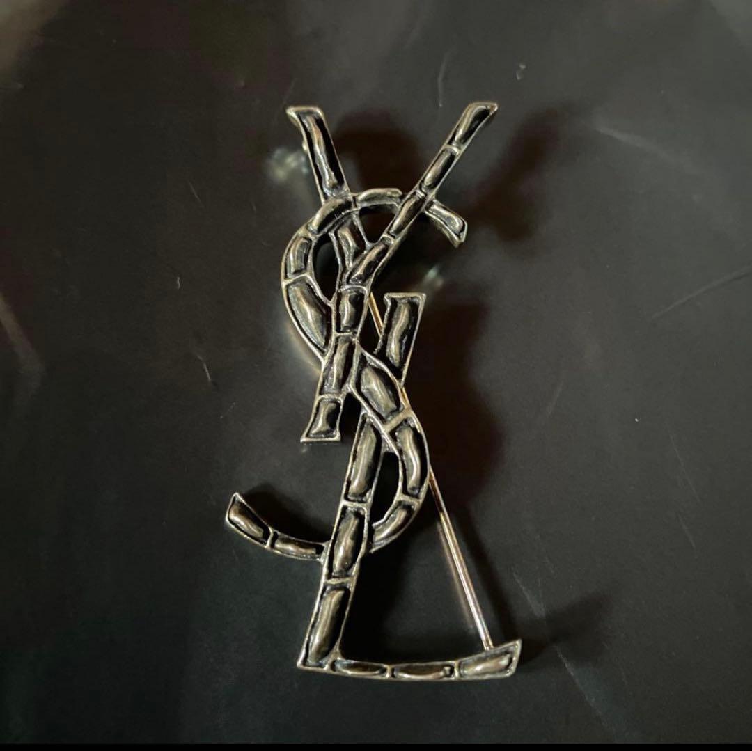 【美品】YSL ブローチ