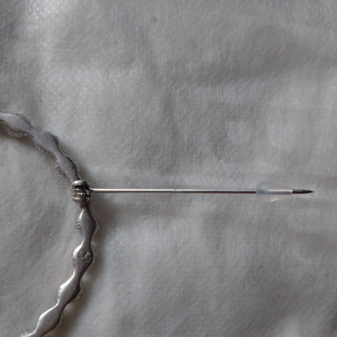 ミナペルホネン　タンバリン ブローチ　シルバー　tambourine