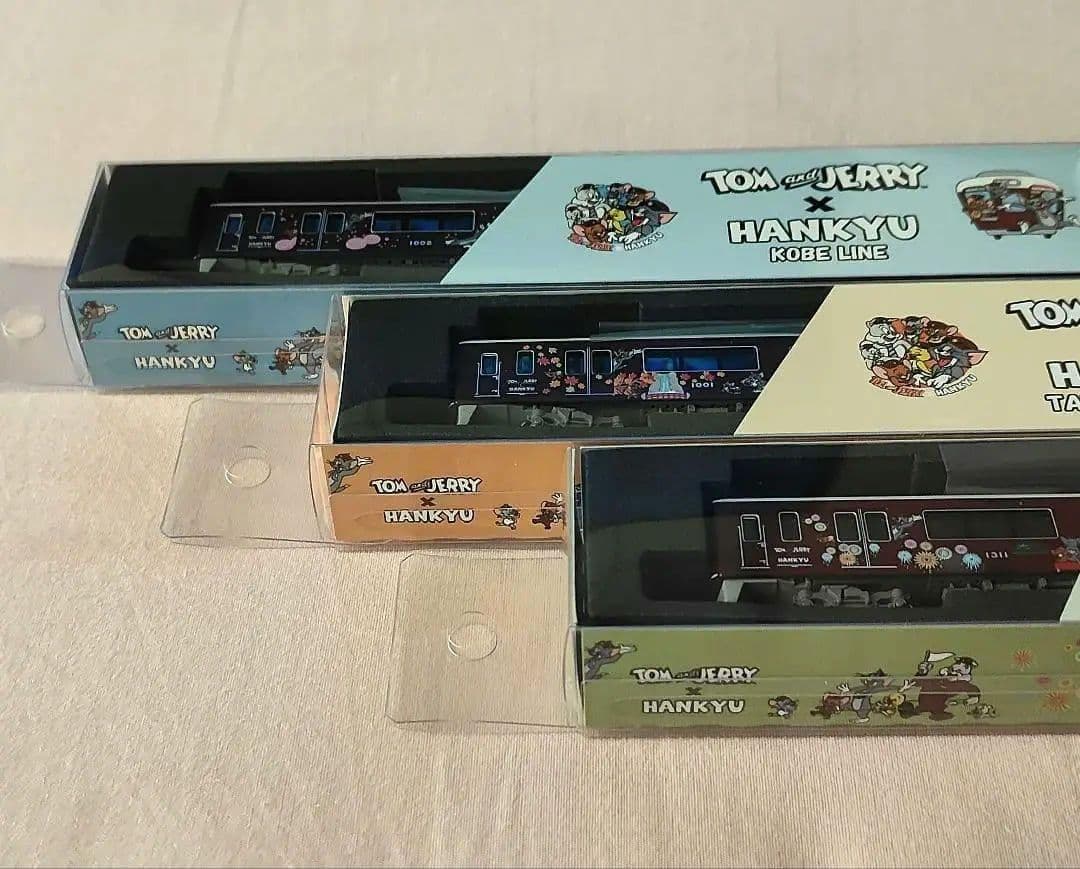 阪急電車 トムとジェリー ディスプレイモデル ミニチュアステッカー付