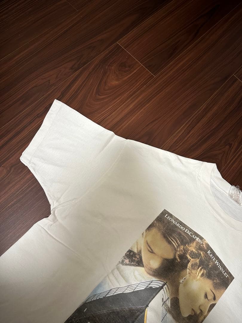 タイタニック 映画 Tシャツ ホワイト　ヴィンテージT XL WHITE