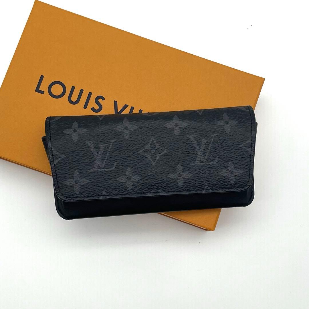 LOUIS VUITTON メガネケース エテュイ リュネット ウディ