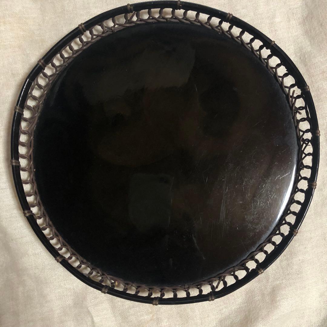 京都 うるわし屋 漆盆 漆器 アンティーク 古物 大正 昭和 レトロ