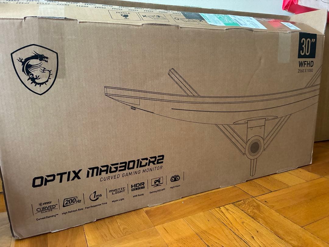 MSI Optix MAG301CR2本体