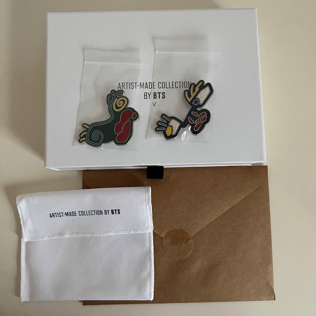 【BTS】アーティストメイド テヒョン ボストンバック ブローチ