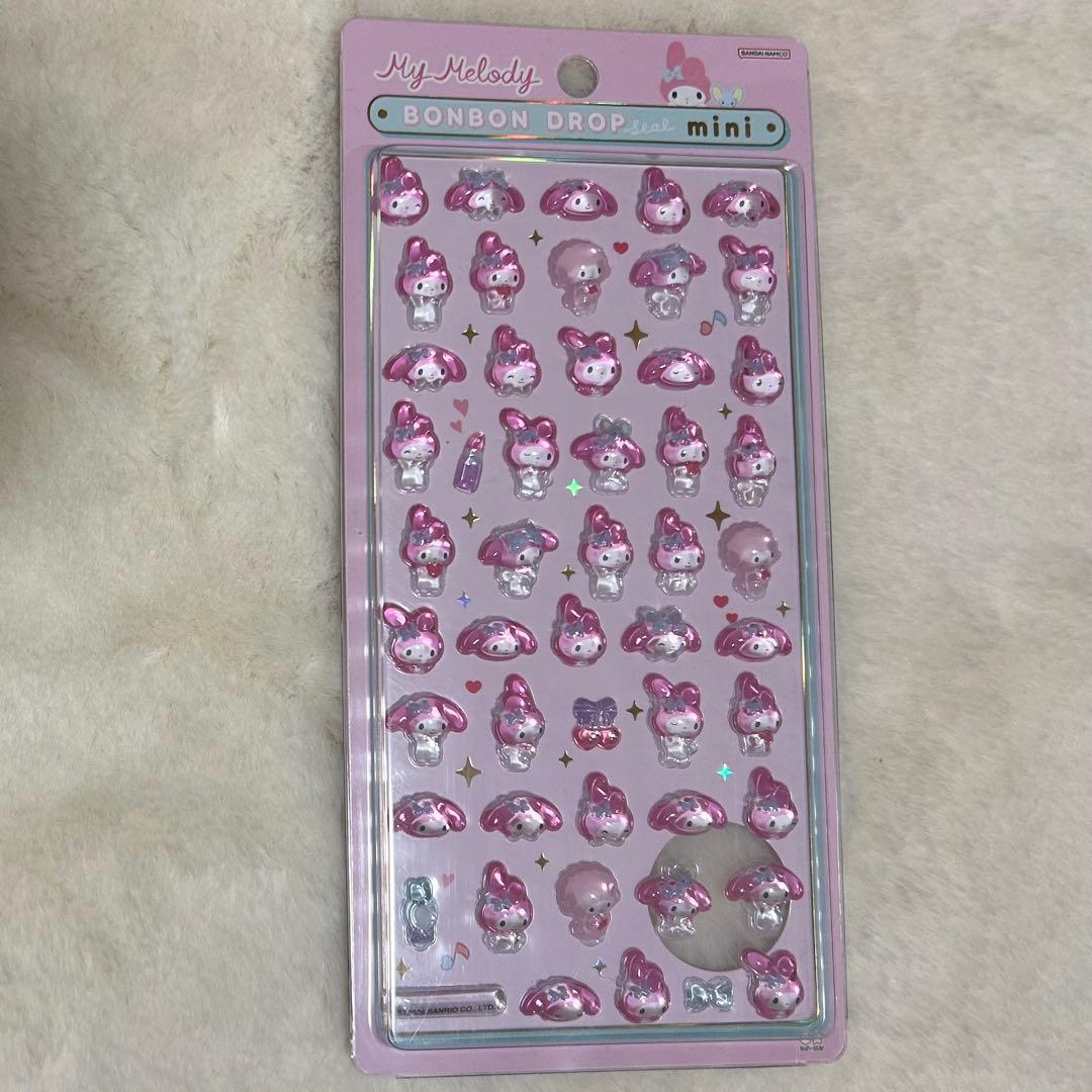 【正規品】サンリオ　ボンボンドロップシールmini コンプ 8種セット
