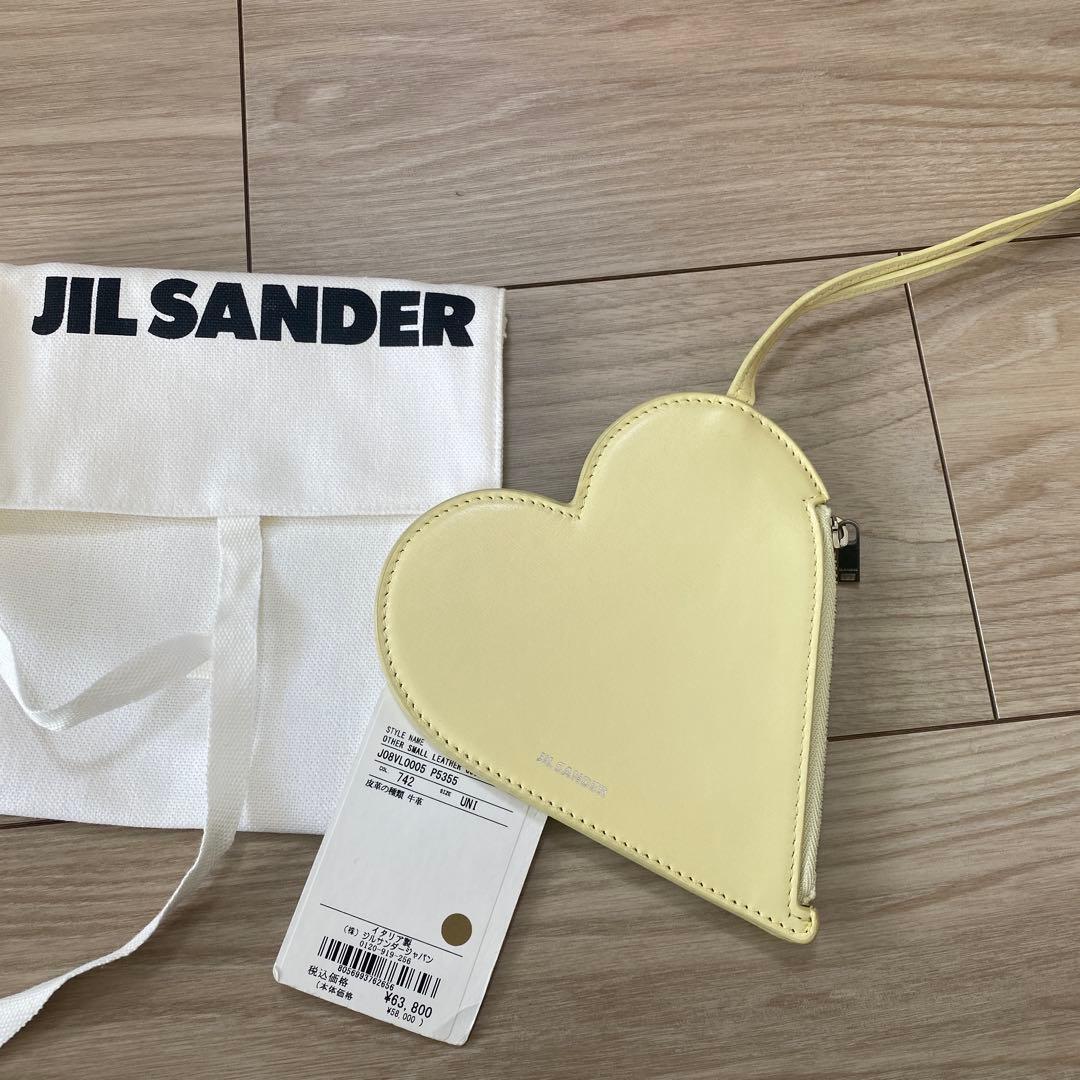 JIL SANDER ハート型ケース イエロー