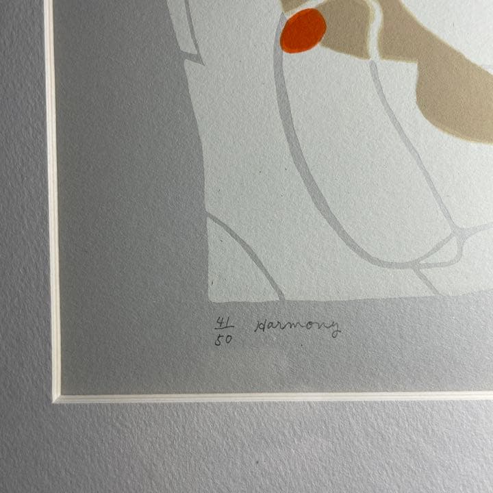 ◆【本荘まさ子】Harmony 1995年 シルクスクリーン NEW YORK◆