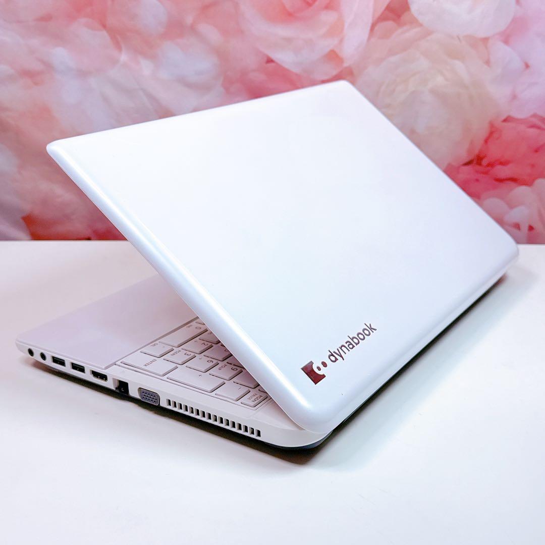 新品SSDで爆速✨windows11 ノートパソコン✨オフィス カメラ 白 薄型