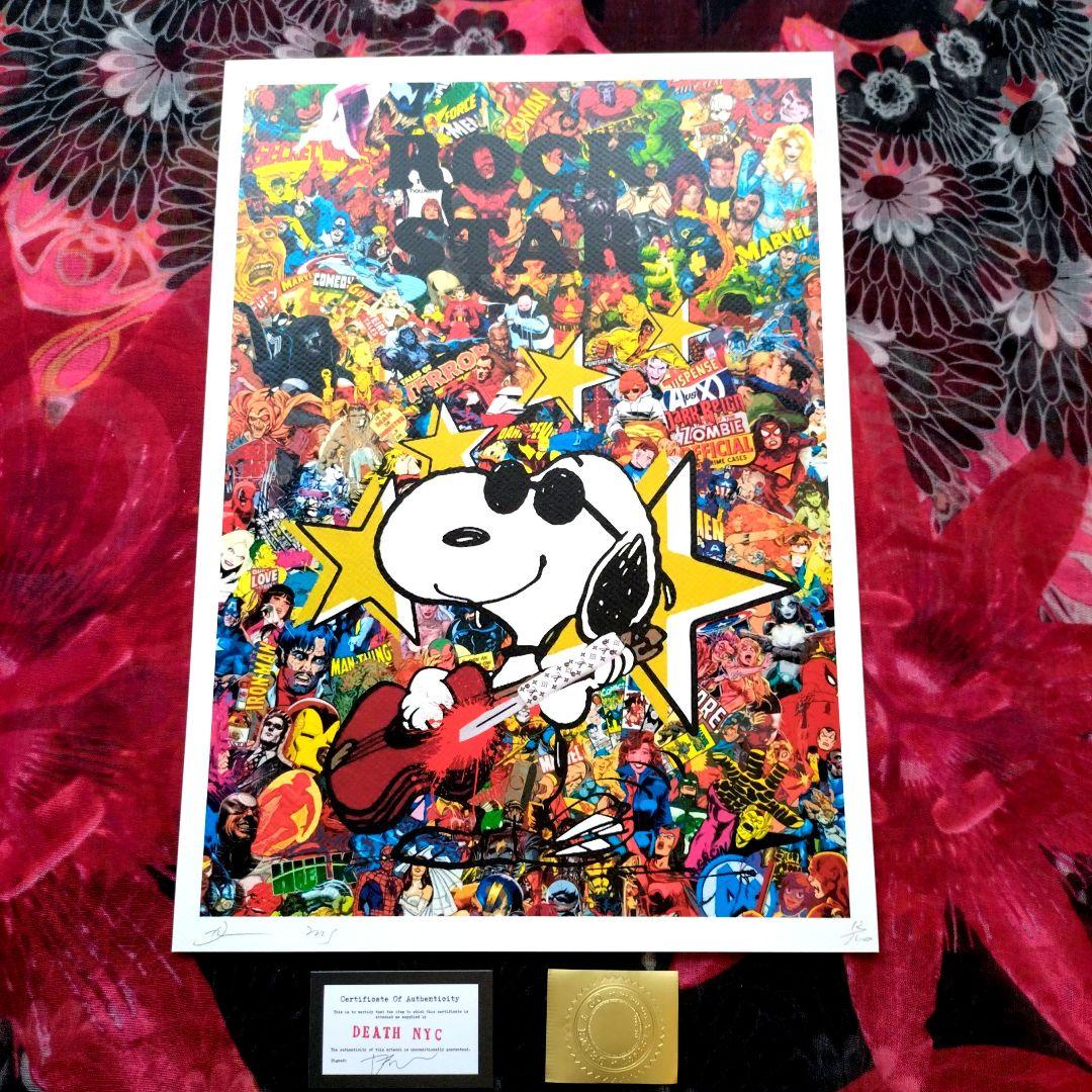 death nyc 世界限定100枚　スヌーピー　マーベル