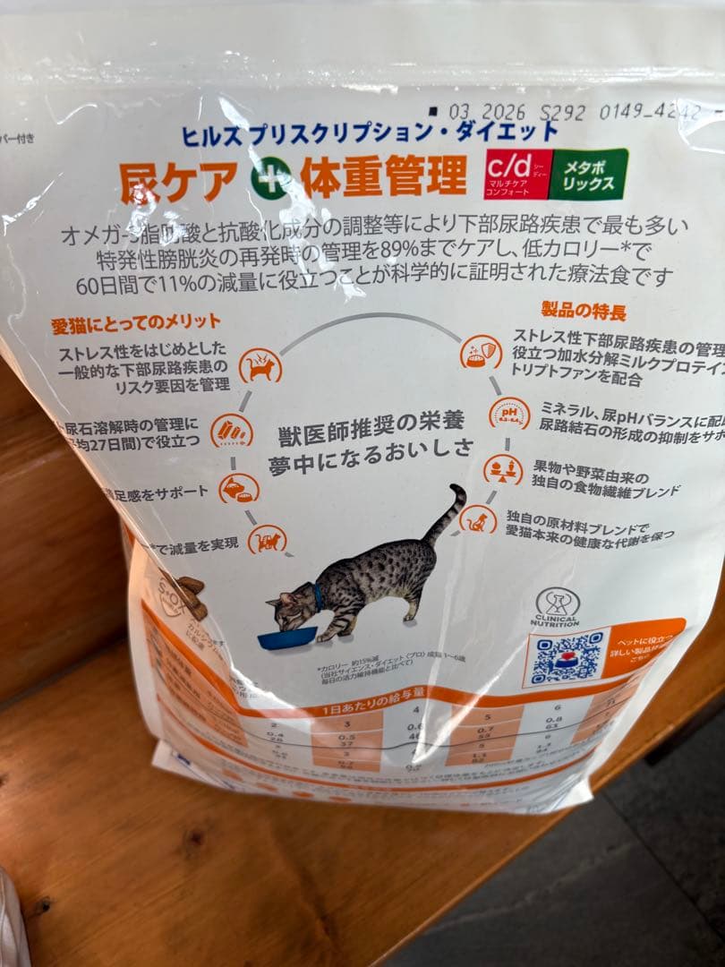 ヒルズ 猫用 c/d マルチケアコンフォート＋メタボリックス 尿ケア＋体重管理