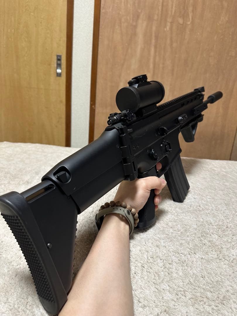 次世代電動ガン東京マルイ SCAR-L ブラック属品多数