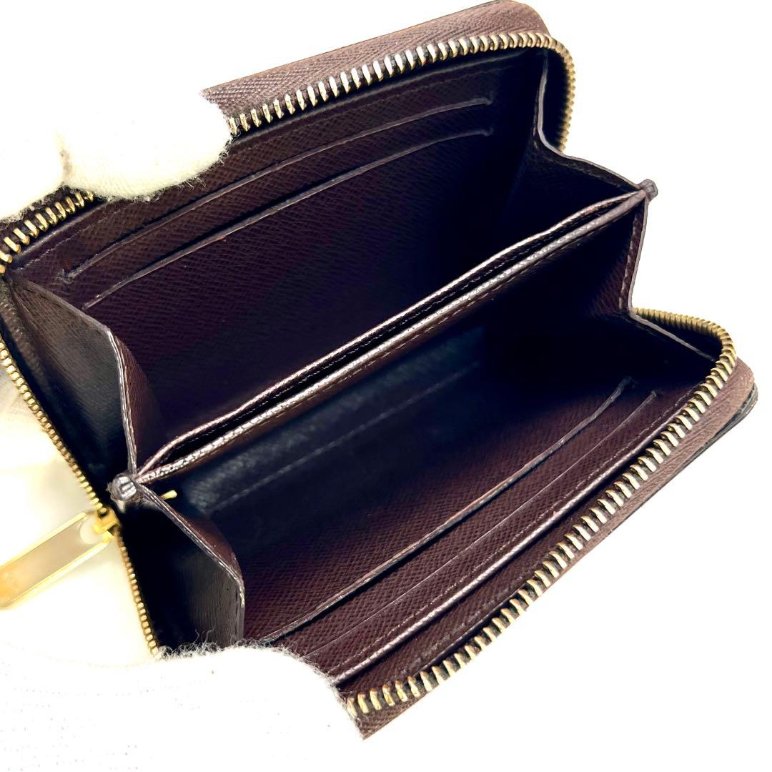 ルイヴィトン ダミエ ジッピーパース N63070 ラウンドジップ