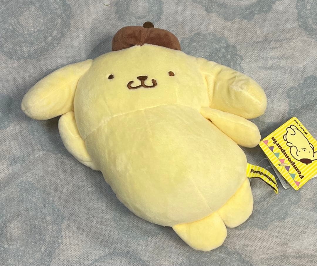 【新品・タグ付き】ポムポムプリン ぐーたらぬいぐるみ