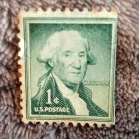 アメリカン ヴィンテージ　米国初代大統領 ジョージ・ワシントン　未使用　切手