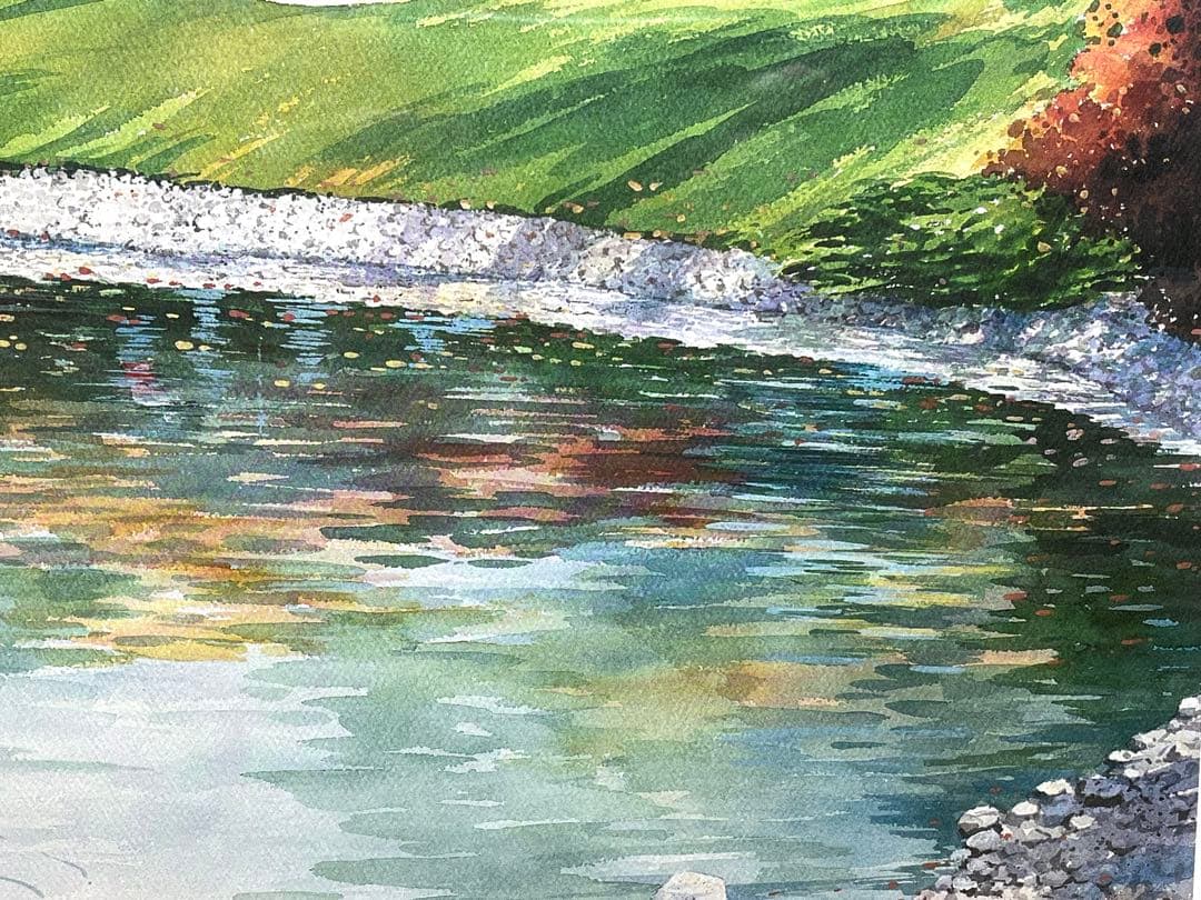 真作保証 ラルフ・ファーマンスキ 「autumn Golf」 リトグラフ 良品