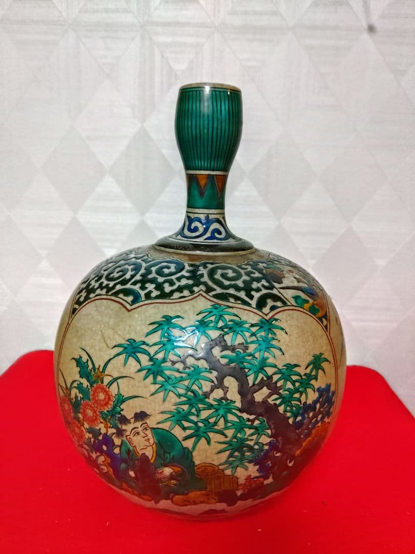 お気に入り　九谷焼　飾り壺