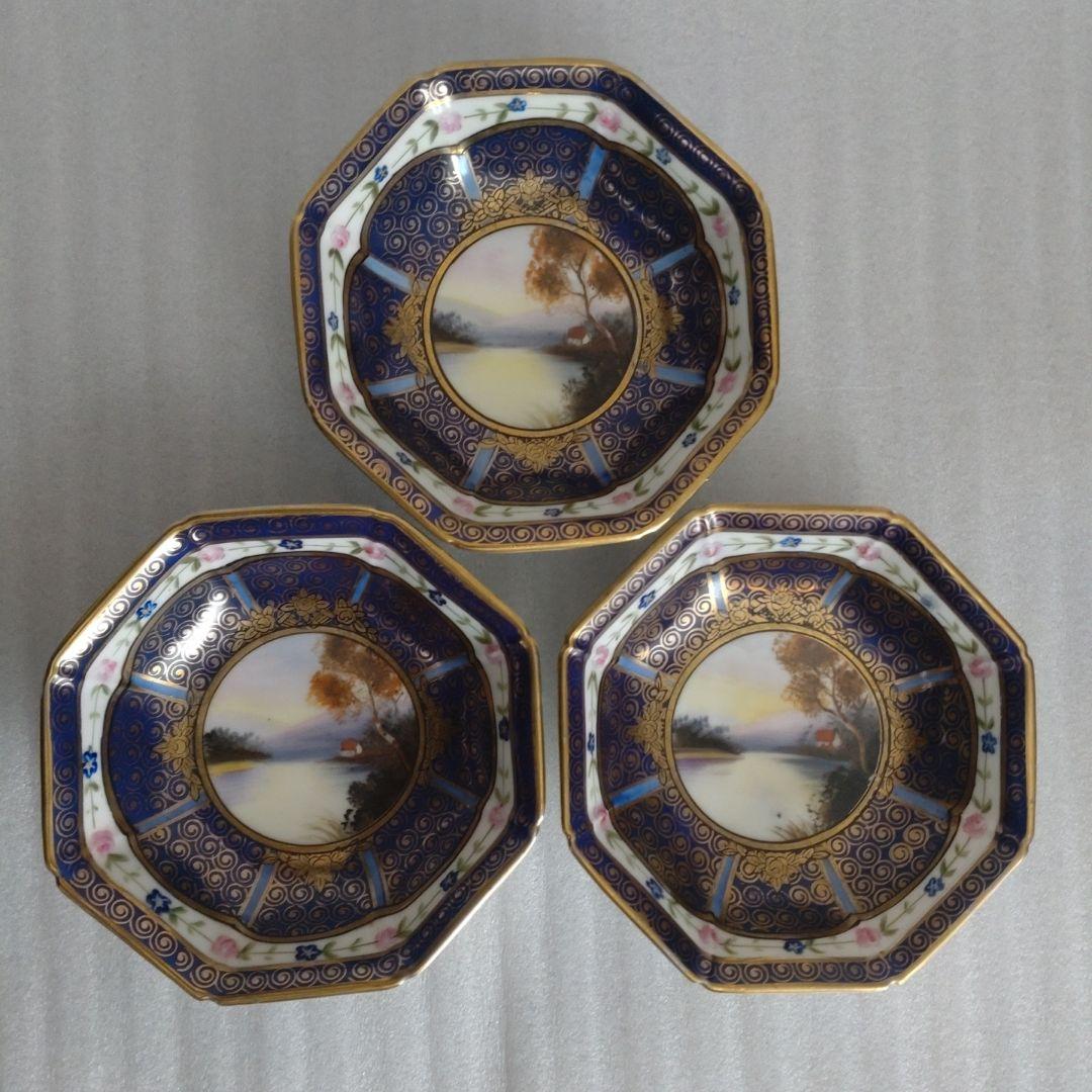 オールドノリタケ　大鉢１・小皿6枚セット