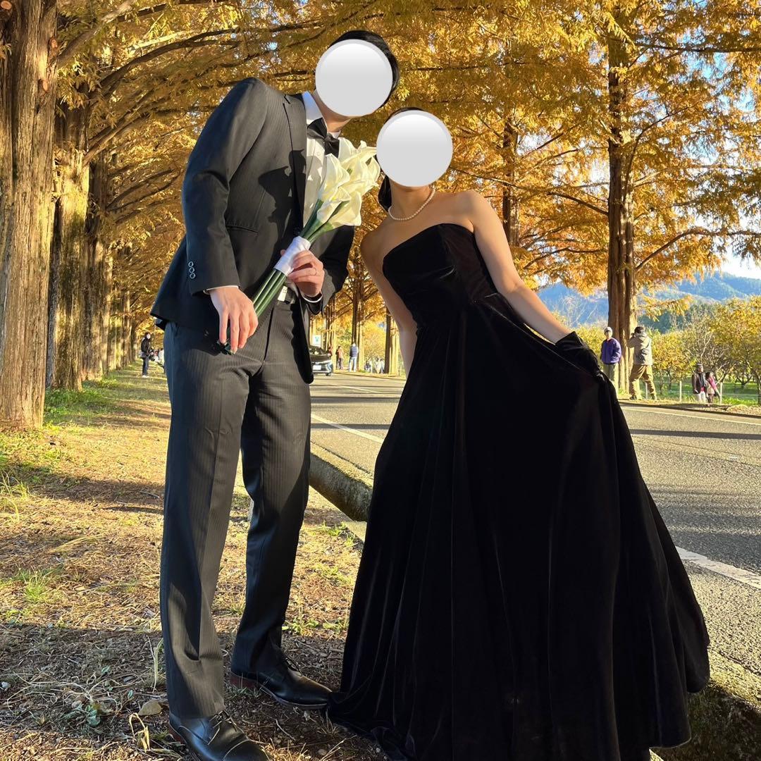 ブラックウェディングドレス•小物セット