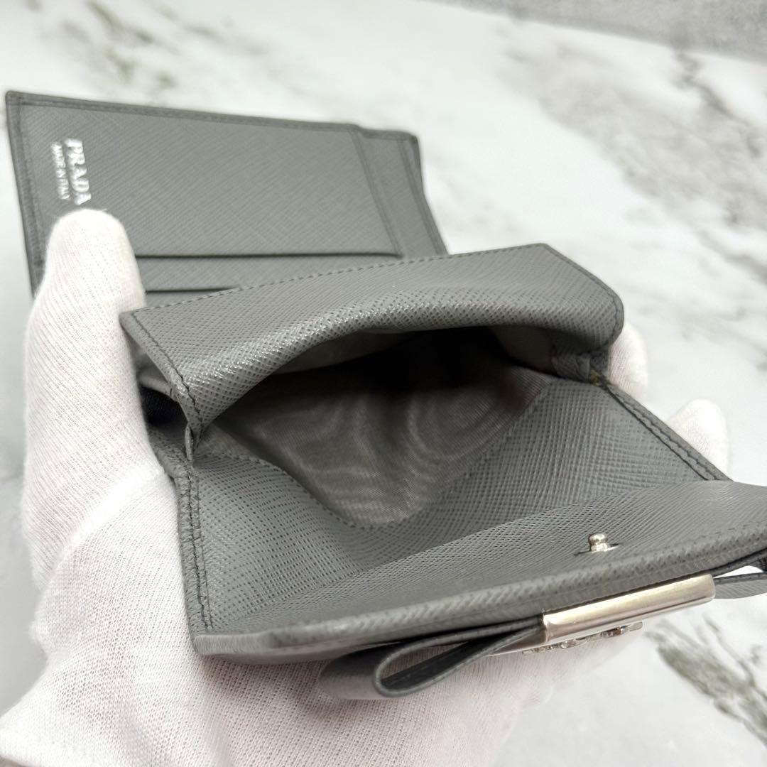 ◆◆mer＊さん専用◆◆【美品】PRADA プラダ 三つ折り財布 サフィアーノ