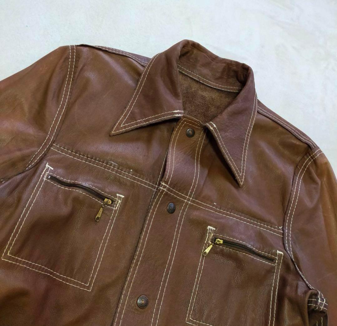 状態◎　70S　リーバイス　ビッグE　スエード　サファリジャケット　リバーシブル