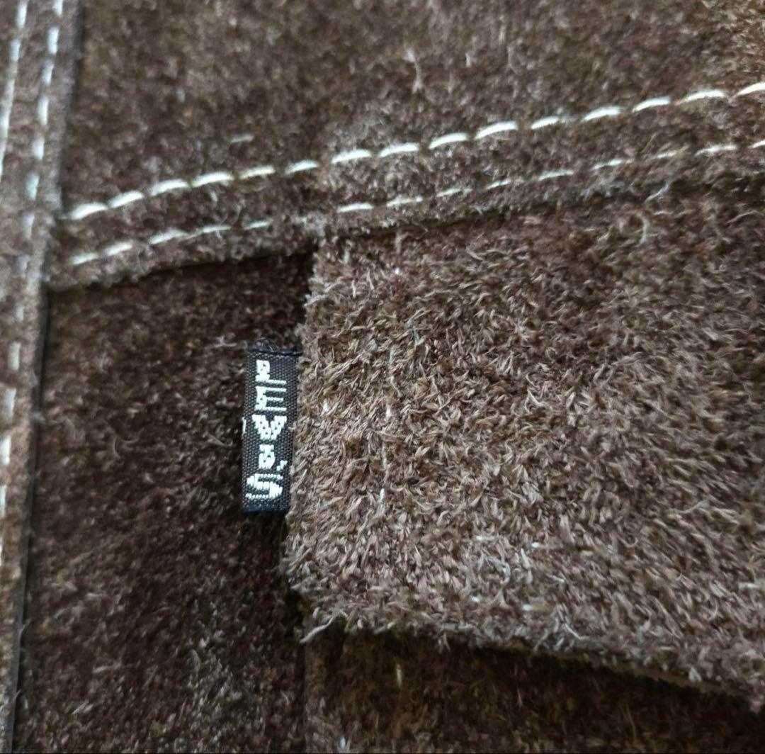 状態◎　70S　リーバイス　ビッグE　スエード　サファリジャケット　リバーシブル