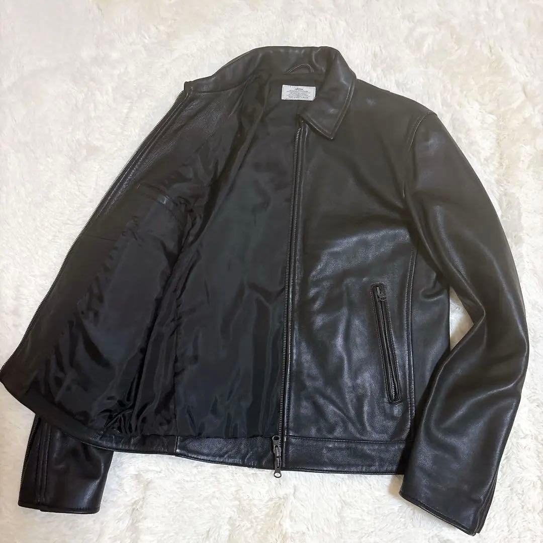 極美品☆ジャーナルスタンダード シープスキン レザー ライダース 革ジャン