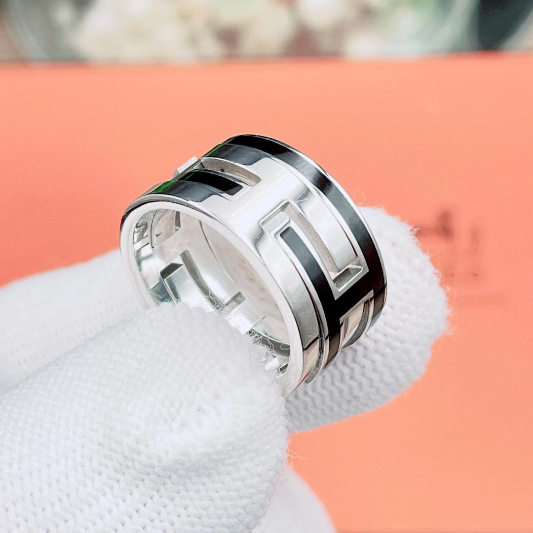 ◇エルメス◇ 新品仕上済 ムーヴ ムーブアッシュ リング 9号 925 7.1g
