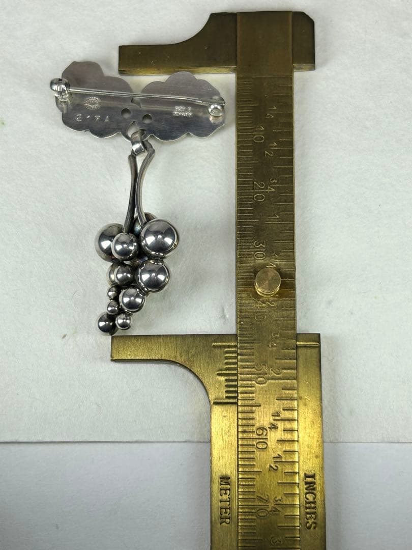 ジョージジェンセン　ブローチ217A ムーンライトグレープ