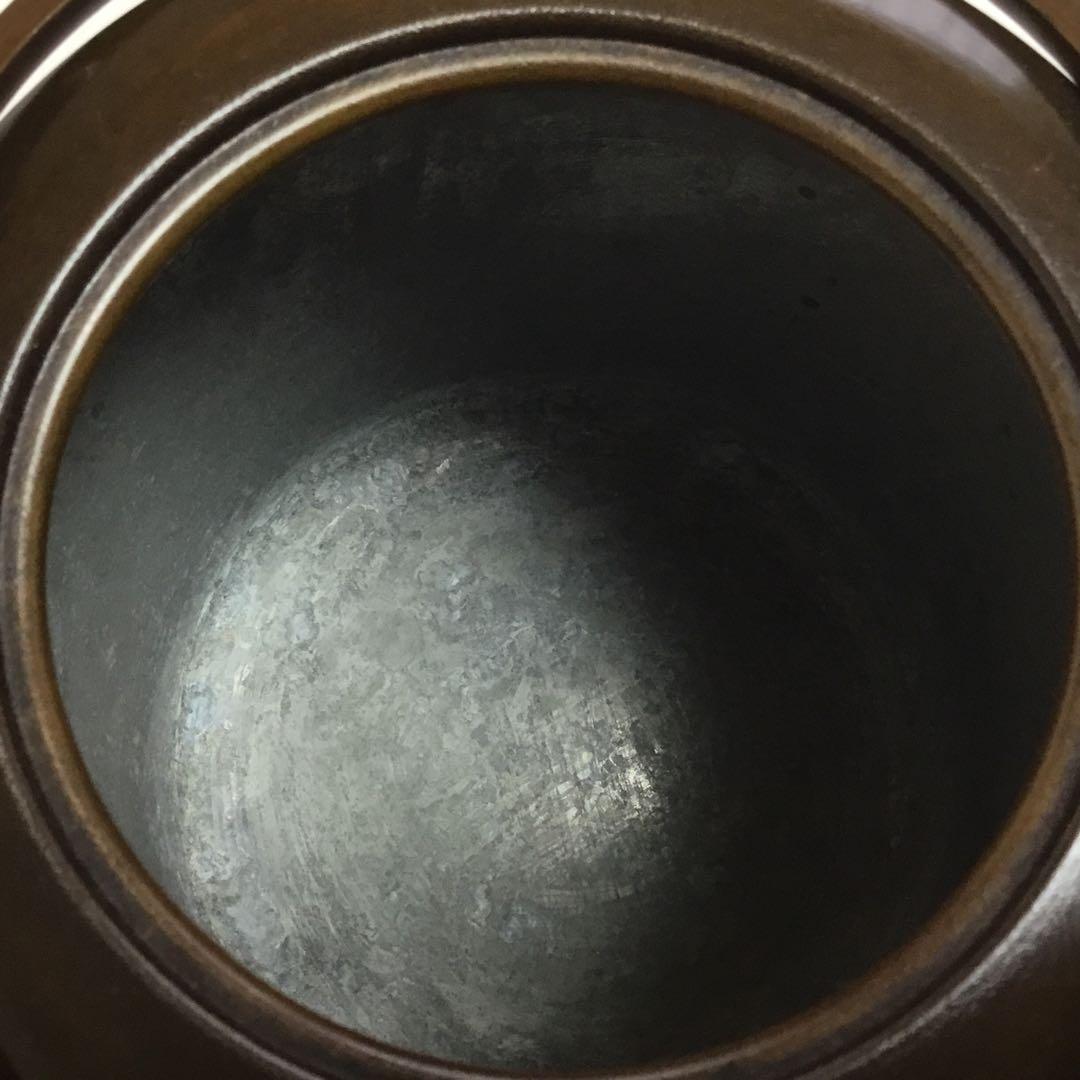 茶道具 古物品 割手水注 小 雷紋 箱なし