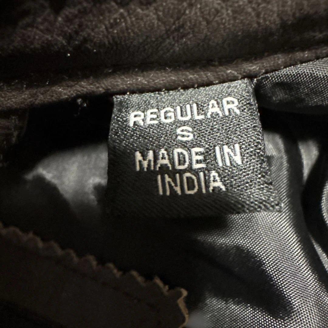 Sサイズ ハーレーダビッドソン　シングルライダースジャケット　ブラウン