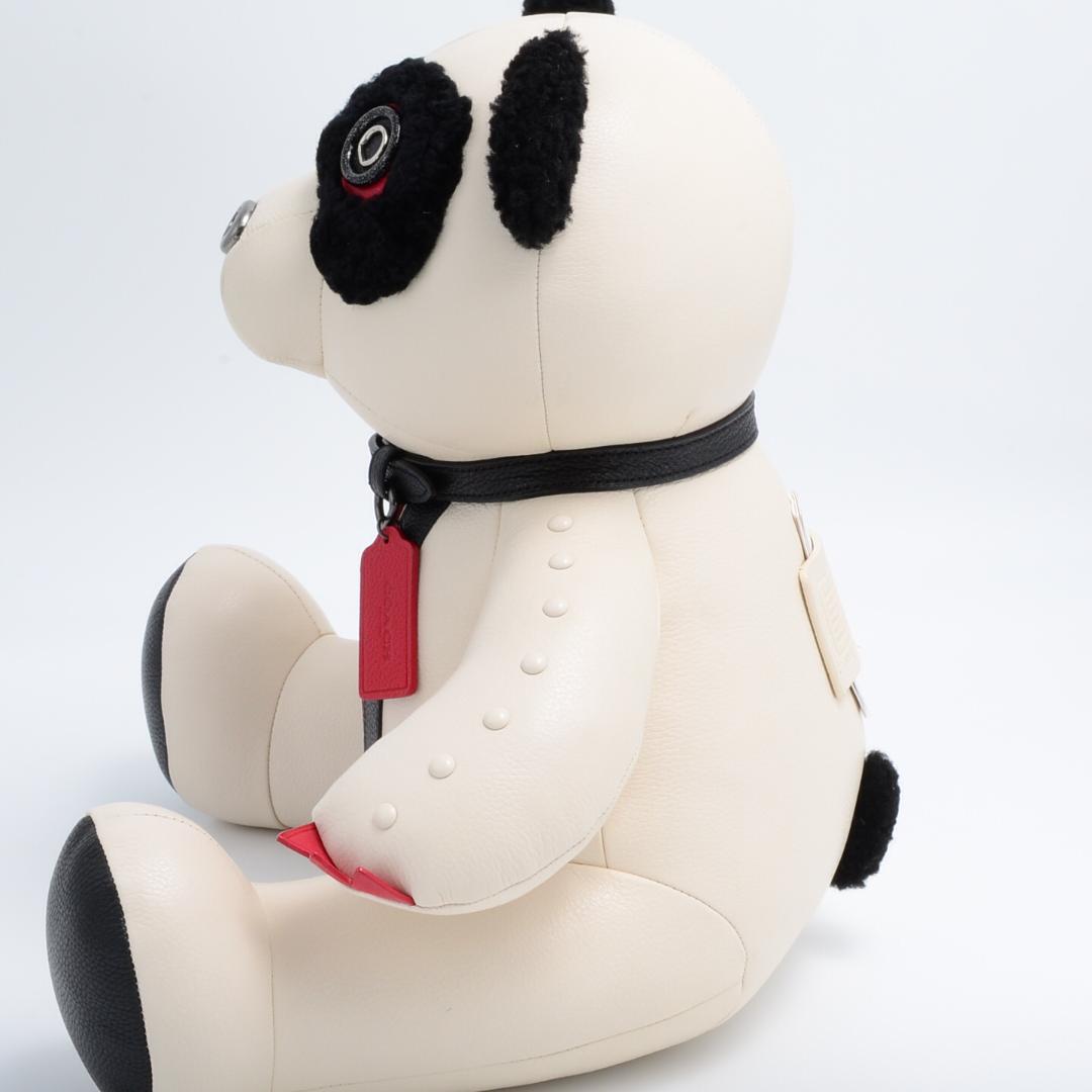 COACH コーチ ロッキー テディベア レザーぬいぐるみ