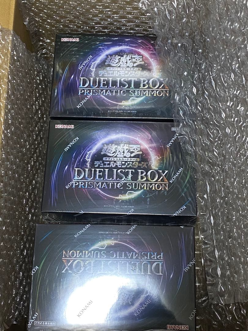 遊戯王　未開封　DUELIST BOX PRISMATIC SUMMON 3箱