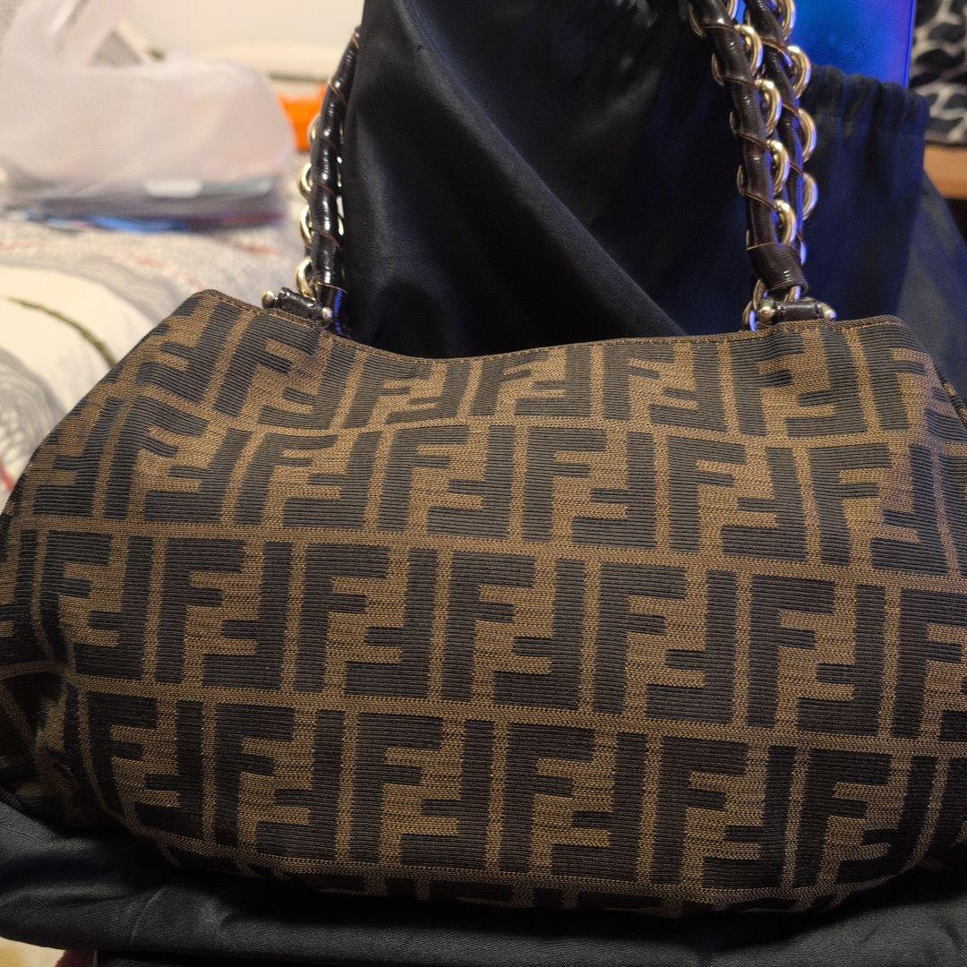 Fendi FFロゴプリント ハンドバッグ