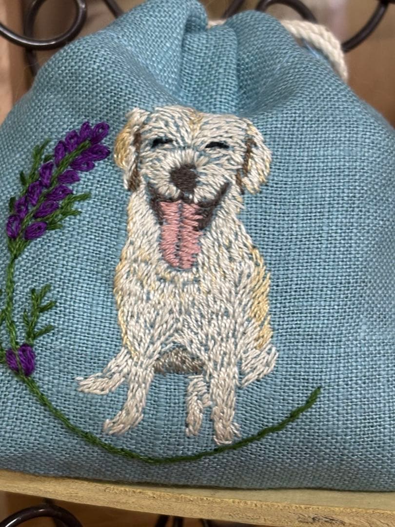犬の刺繍入りラベンダーサシェ9点 takakoページ