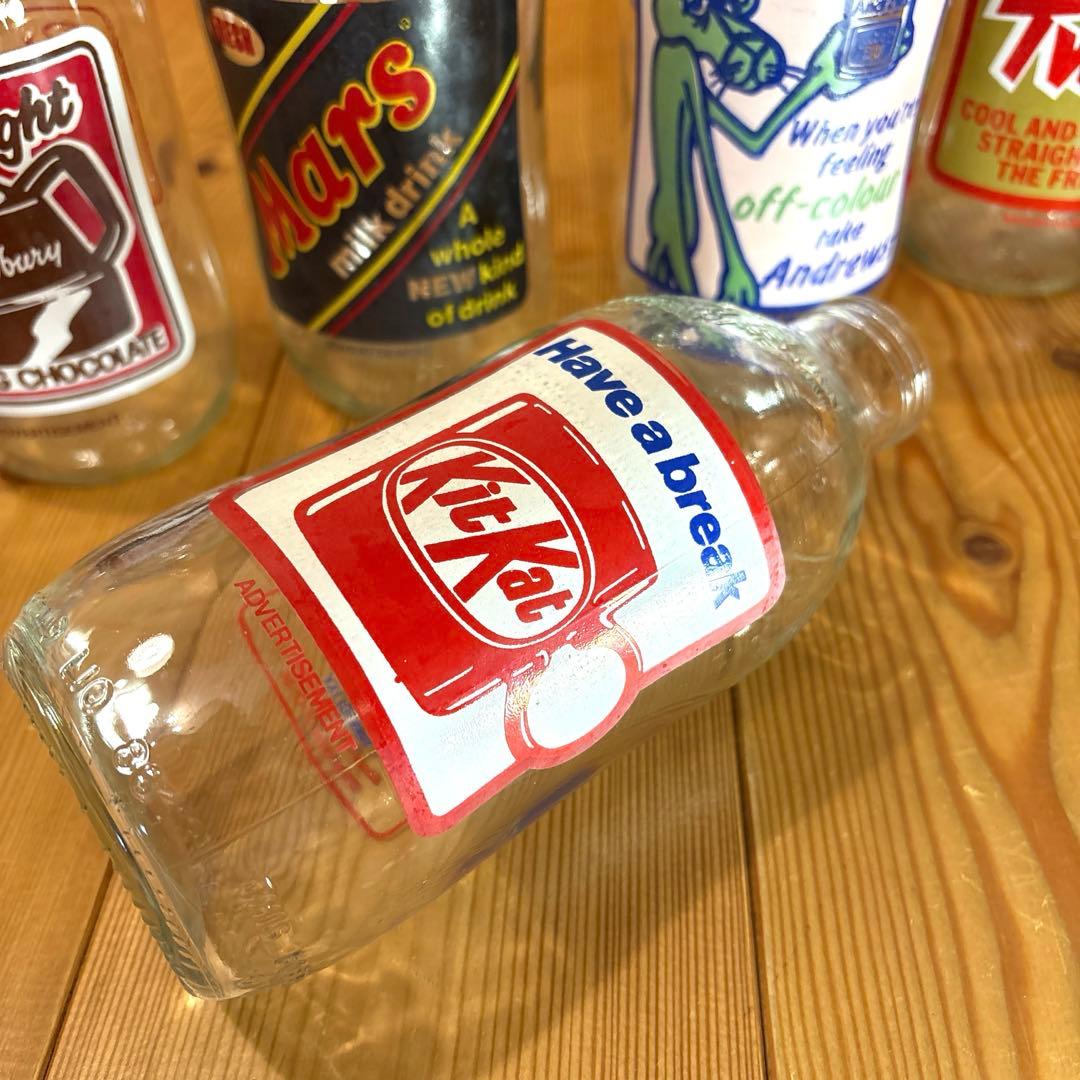 1986年　イギリス　アドバタイジング　牛乳瓶　￼ピンクパンサー　キットカット
