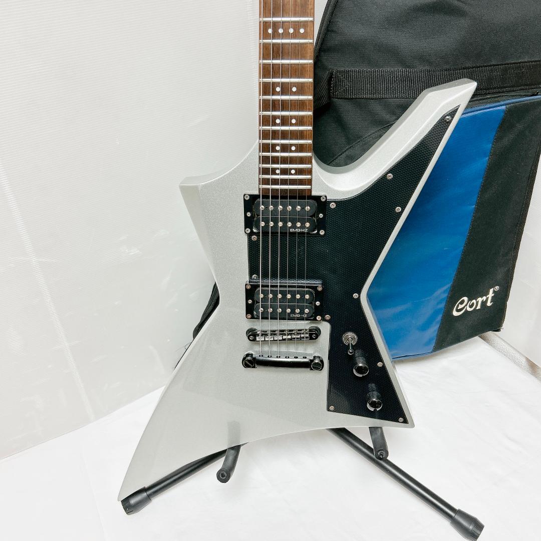 美品 Cort Explorer エクスプローラー VX-2X グレー