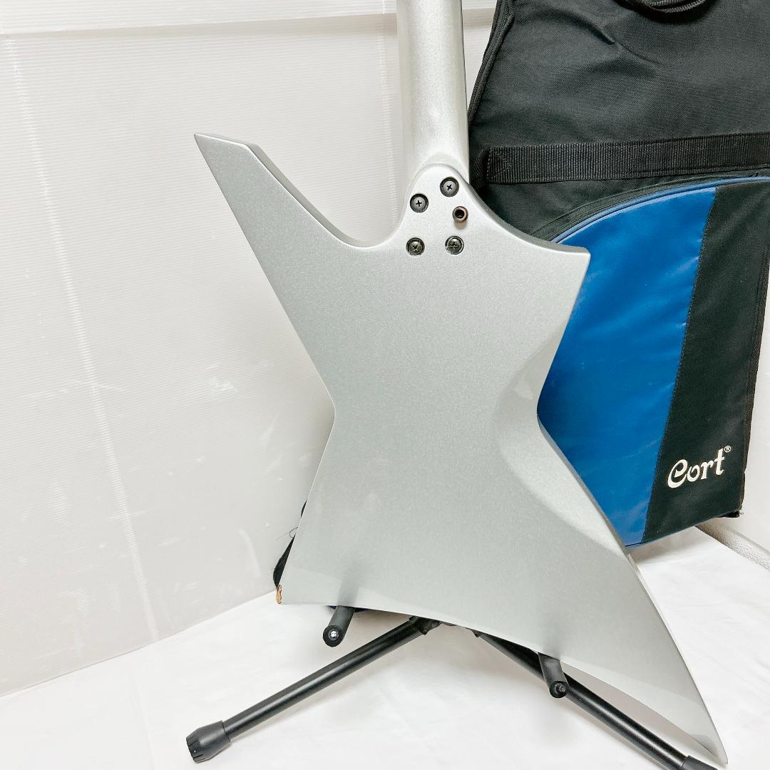 美品 Cort Explorer エクスプローラー VX-2X グレー