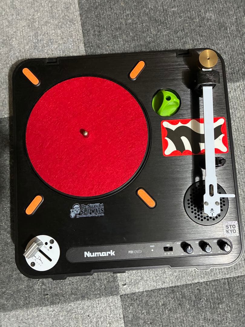 Numark PT01 portable turntable 改造済