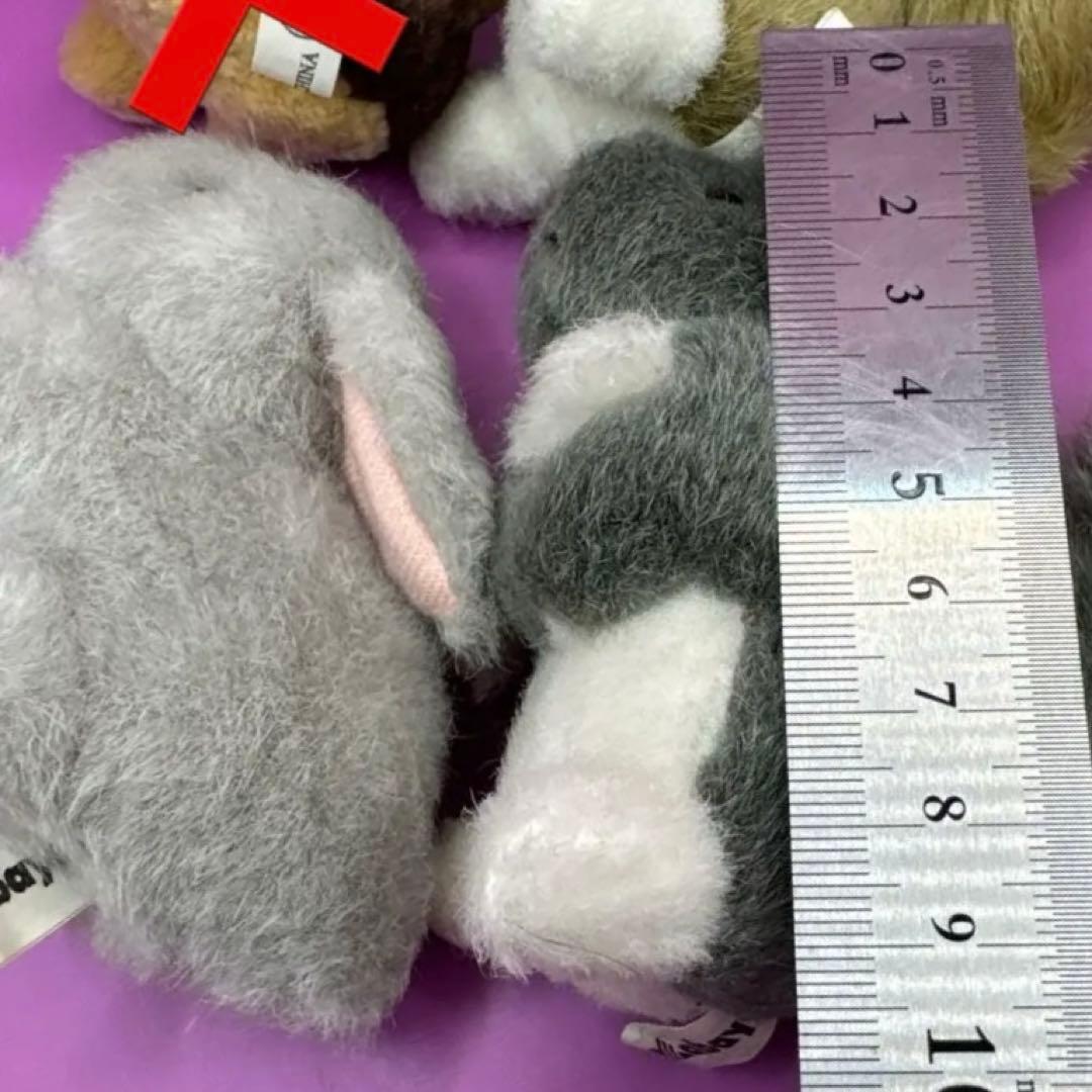 kabaya かわいい動物ぬいぐるみ♡賑やか5匹　まとめ売り　リス　うさぎ