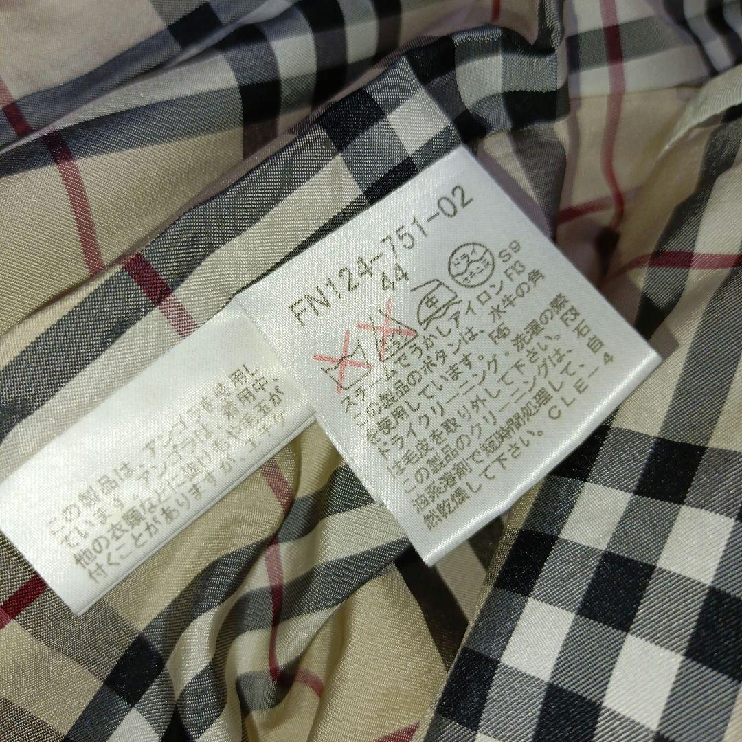 美品■BURBERRY LONDON アンゴラ混 ウールコート ホワイト